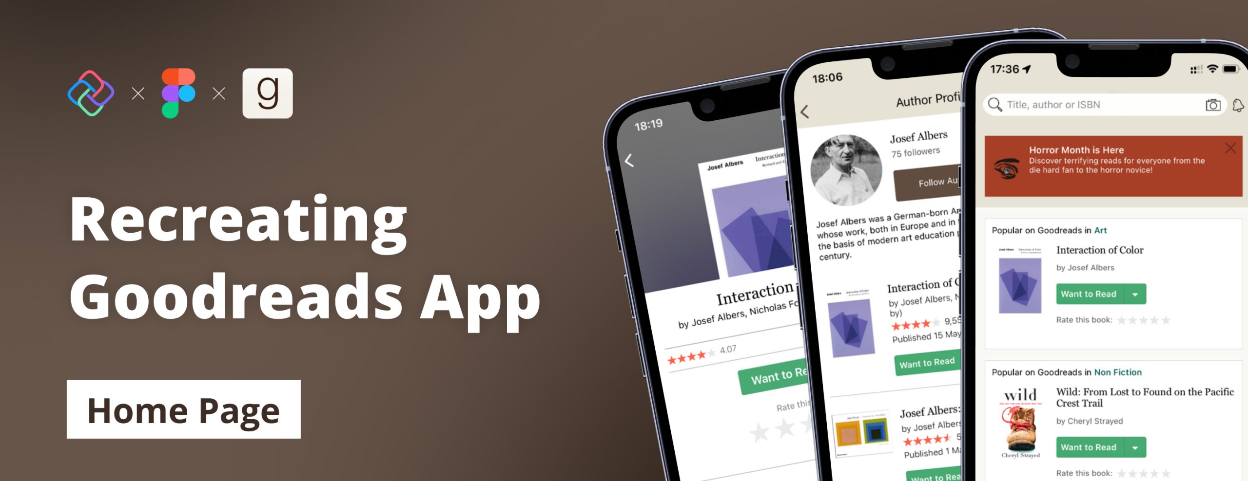 Recreating Amazon Goodreads App Home Page Using Material UI, Figma and