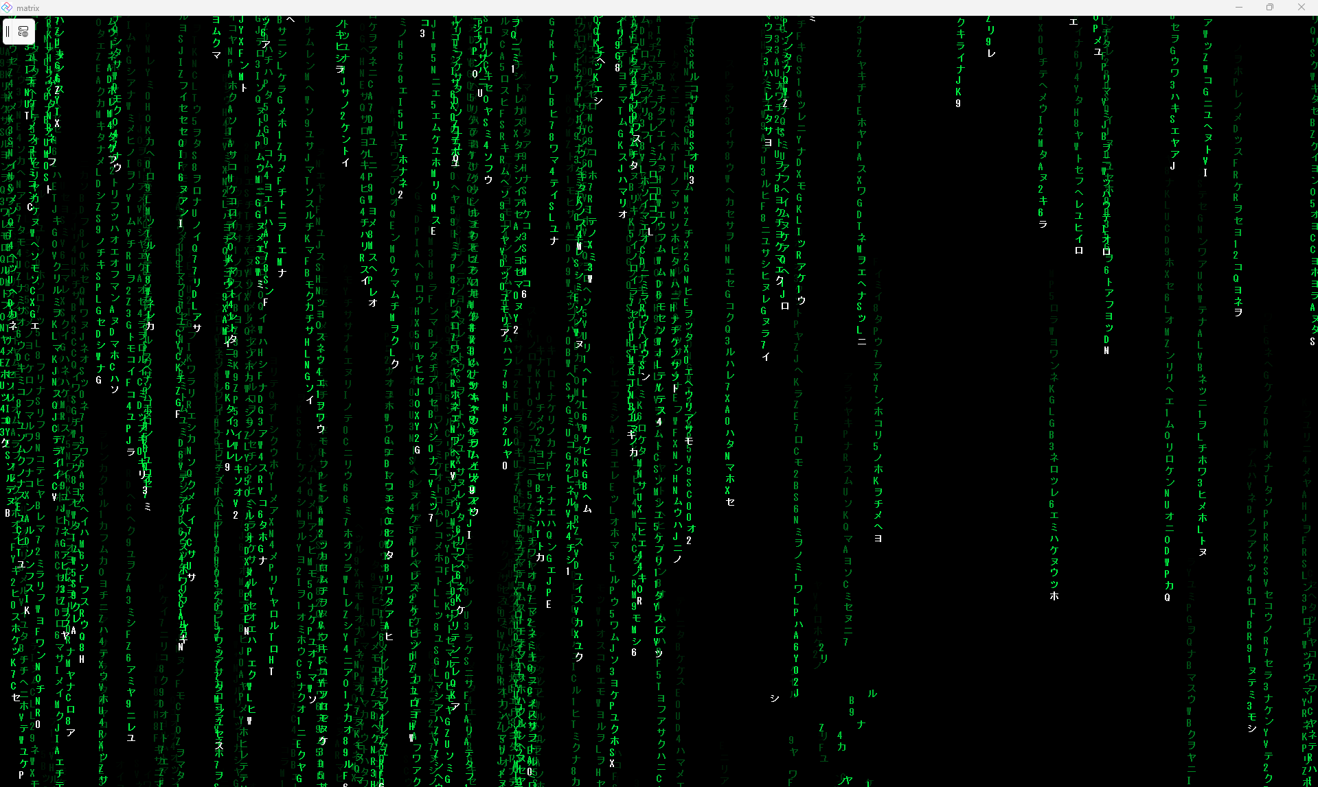 Matrix Digital Rain Animation - Uno Platform