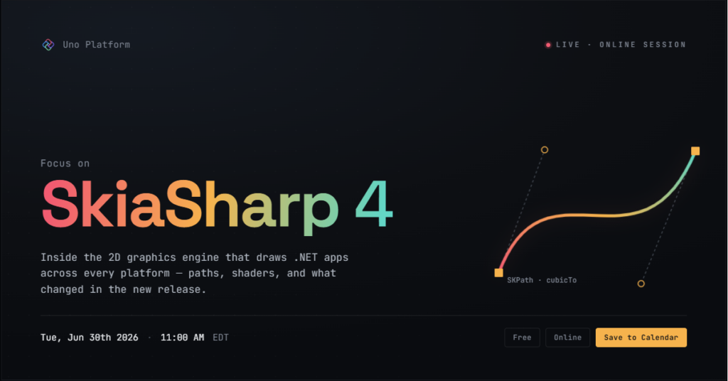 Uno Platform Joins SkiaSharp as Co-Maintainer Ahead of SkiaSharp 4.0